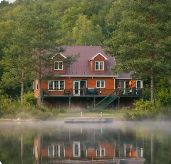 Chalet Marishan au bord du lac Grenier à Chertsey